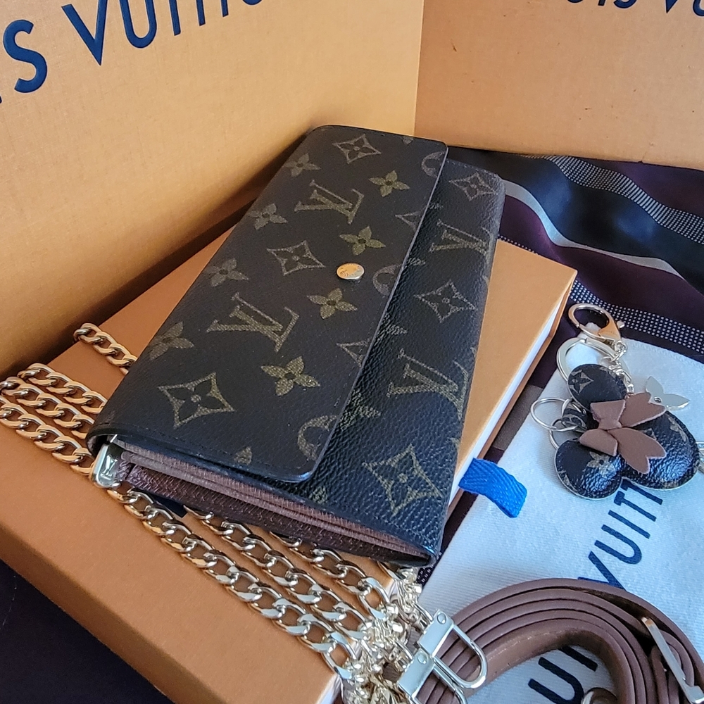 🤎Authentic Louis Vuitton Monogram Sarah Wallet Women's Large Wallet🤎 - Picture 10 of 17